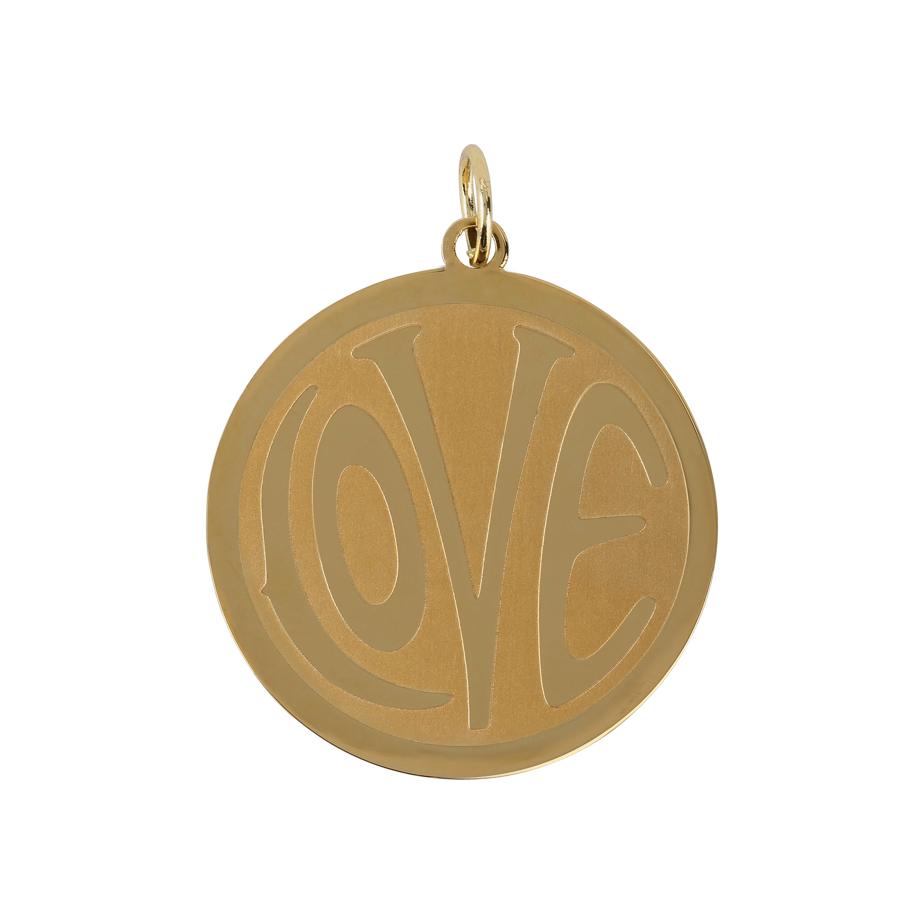 Circle Retro Love Charm