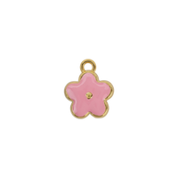 Pink Flower Charm