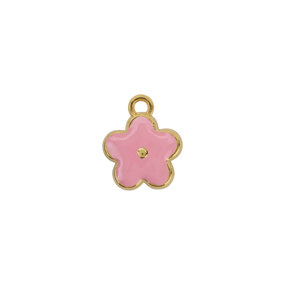 Pink Flower Charm