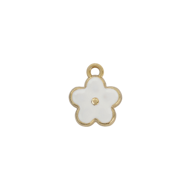 White Flower Charm