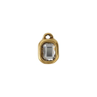 Emerald Rhinestone Charm