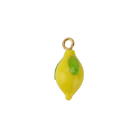 Murano Glass Lemon Charm