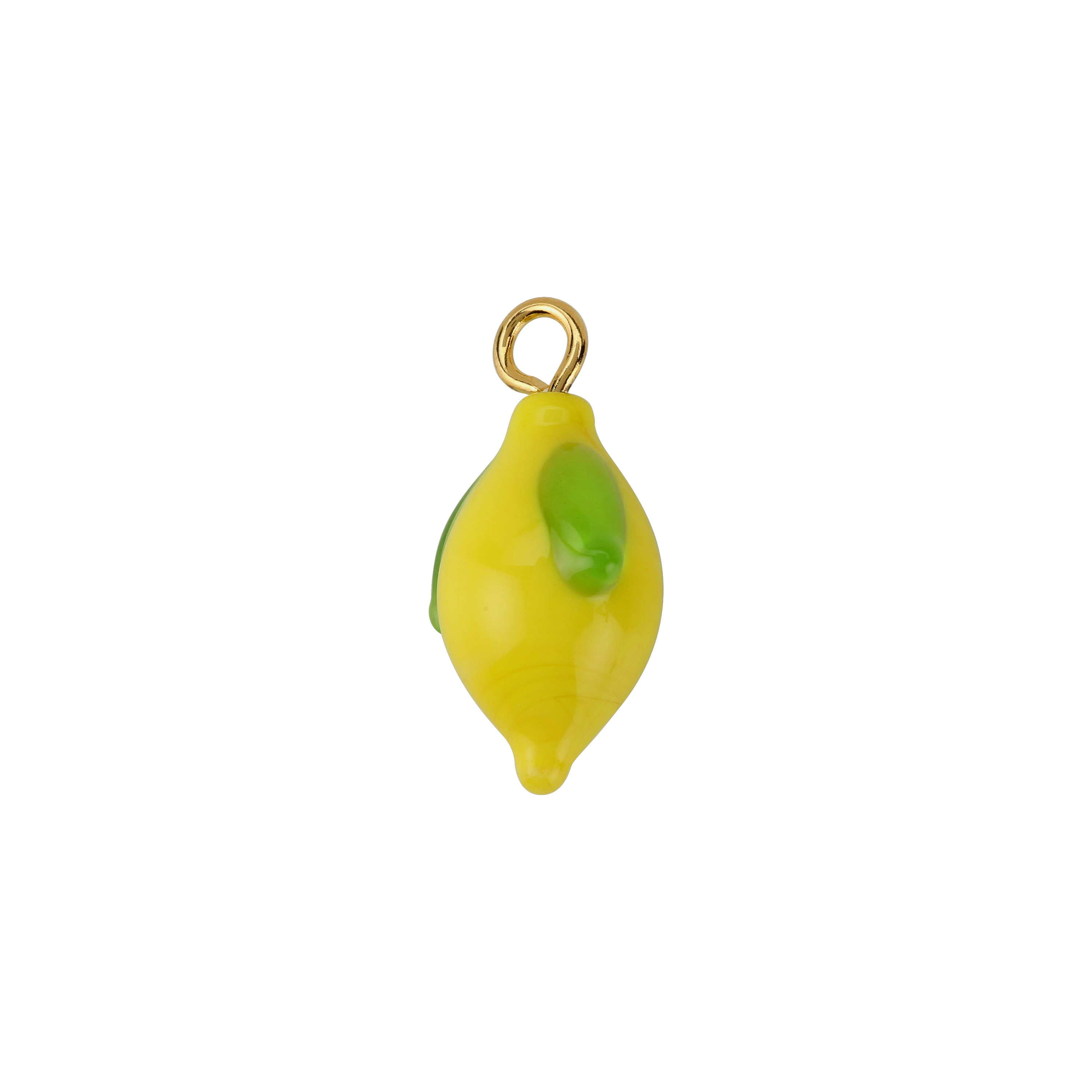 Murano Glass Lemon Charm