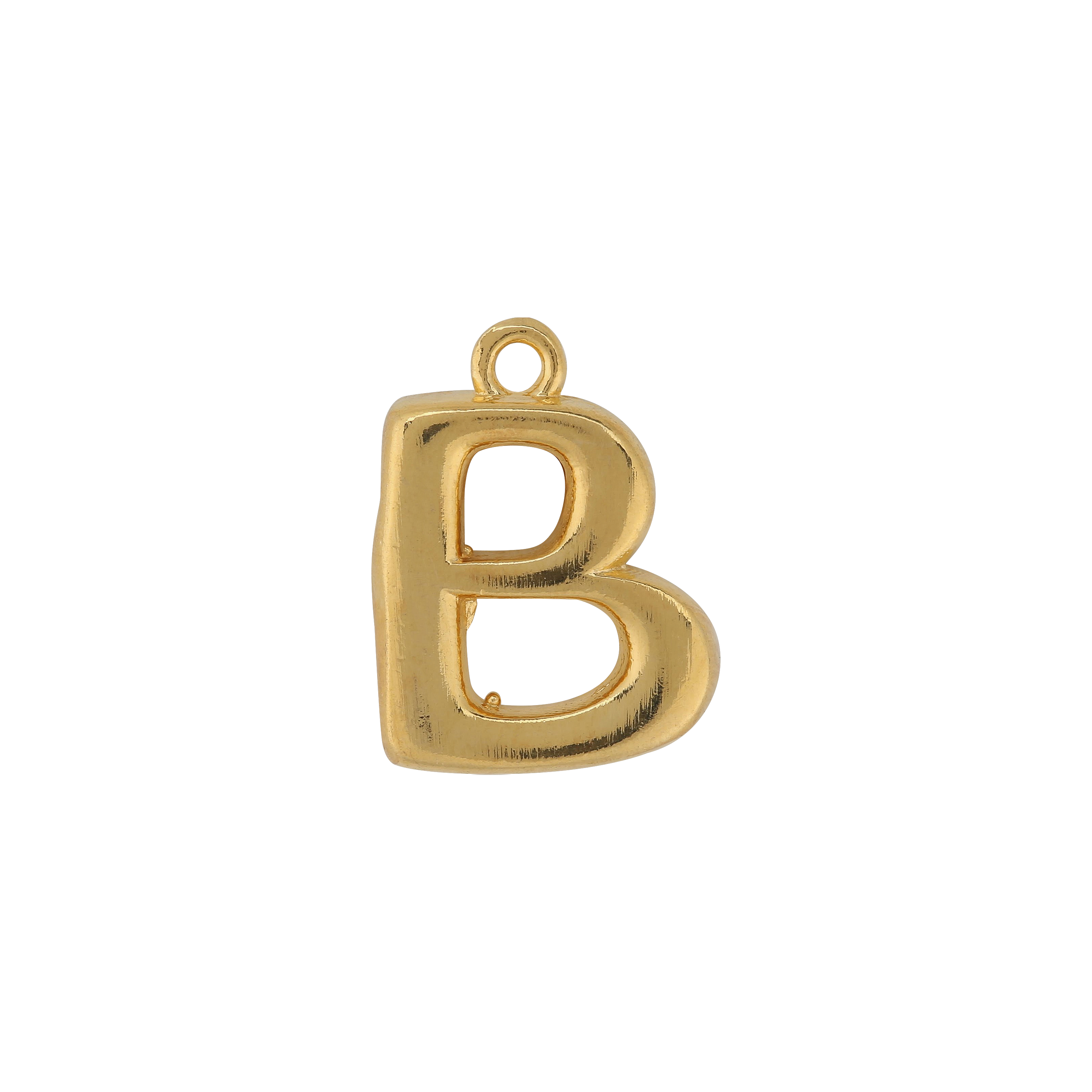 Gold Letter B Charm