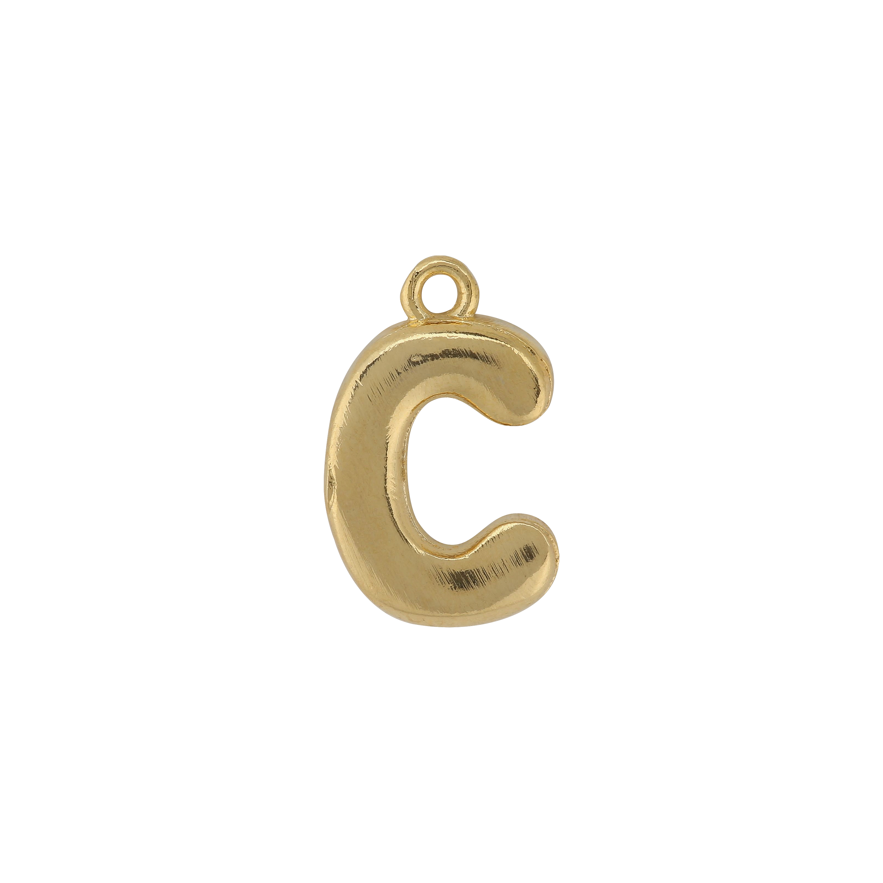 Gold Letter C Charm