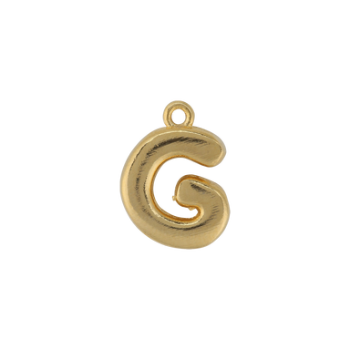Gold Letter G Charm