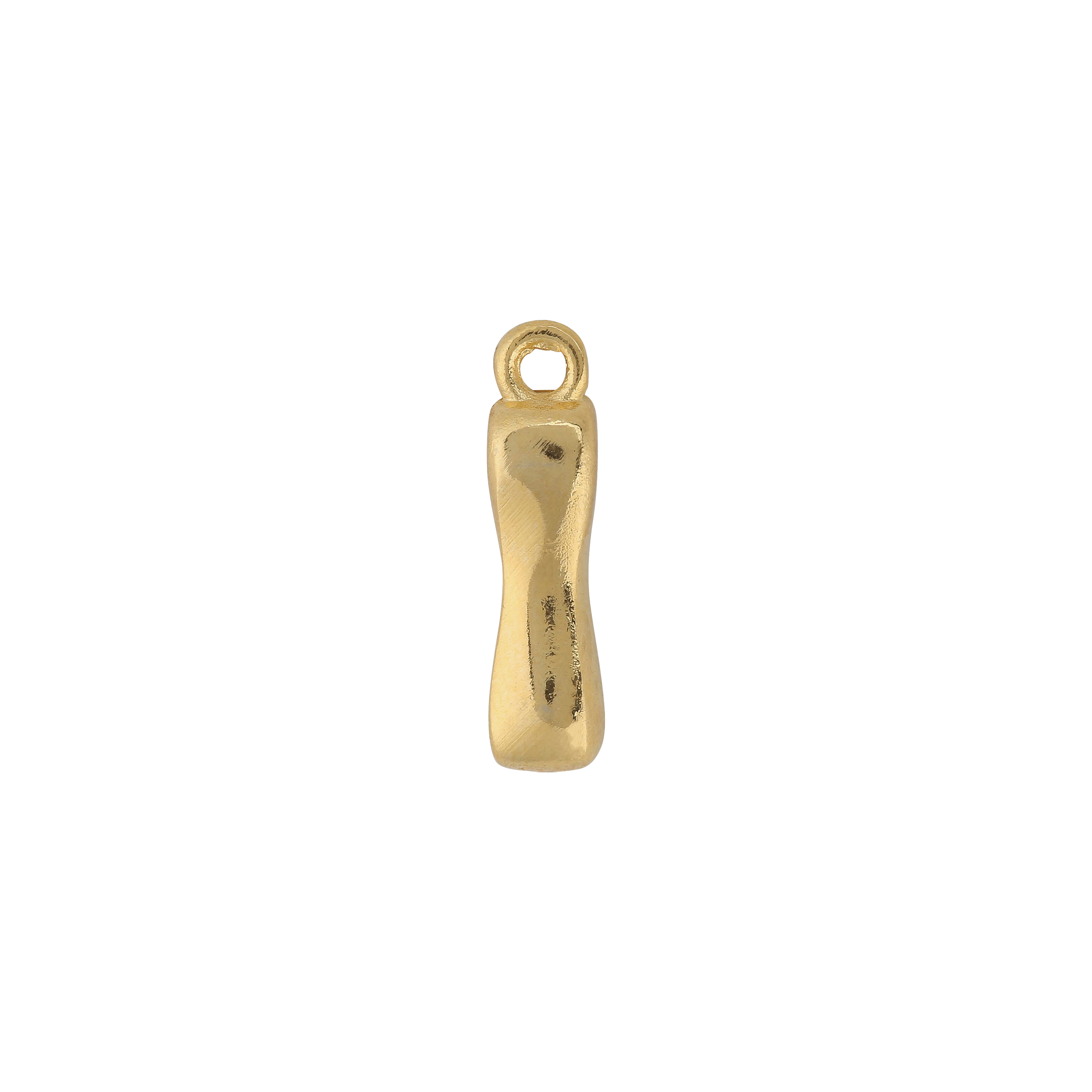 Gold Letter I Charm