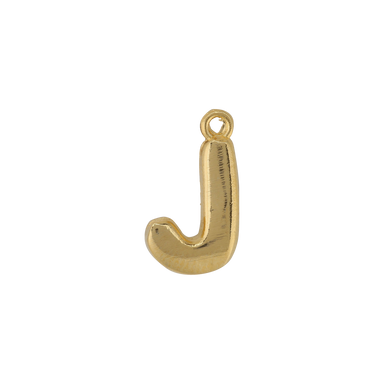 Gold Letter J Charm