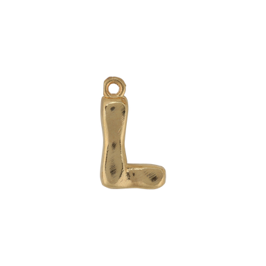Gold Letter L Charm