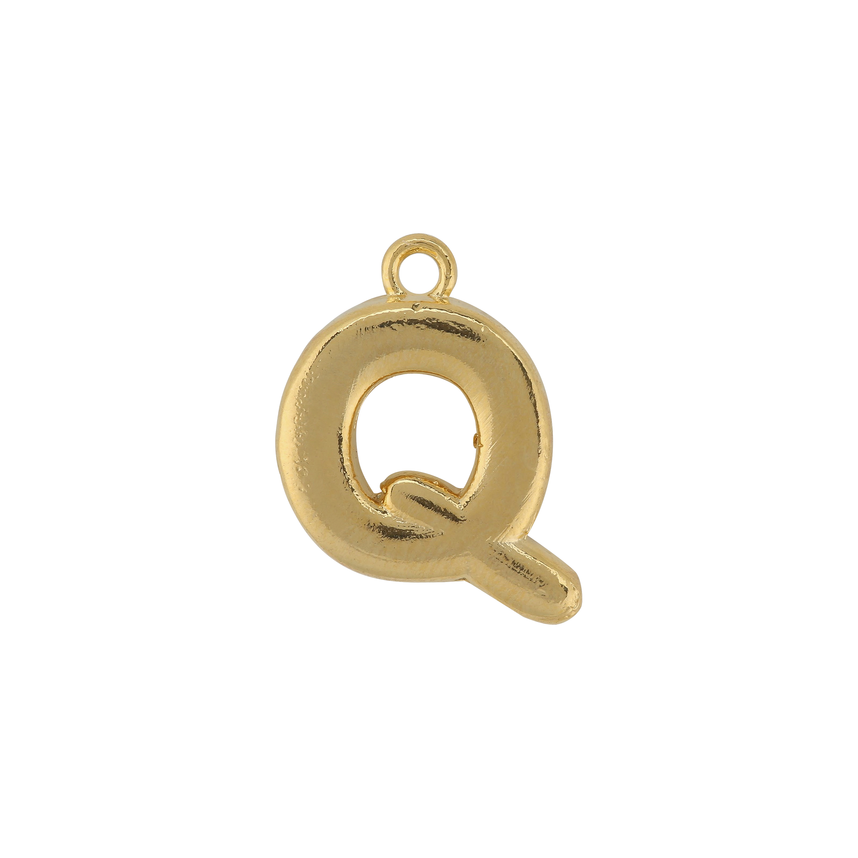 Gold Letter Q Charm