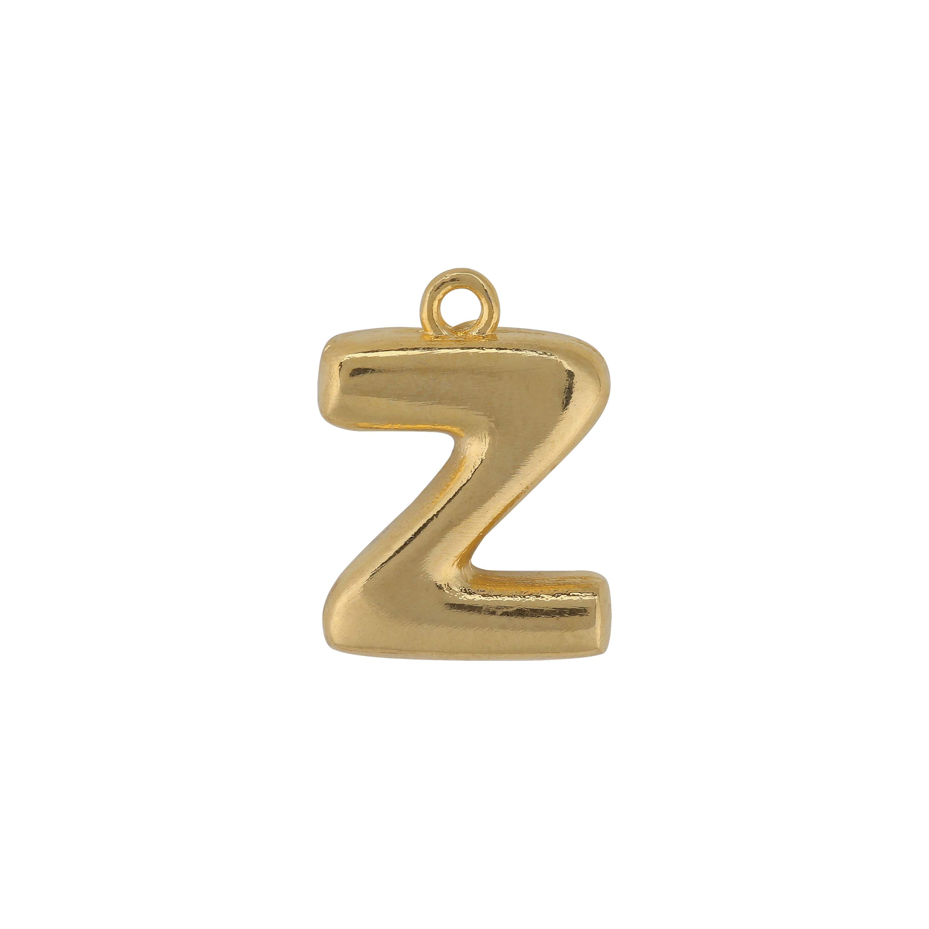 Gold Letter Z Charm