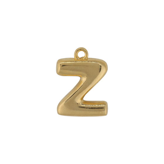 Gold Letter Z Charm