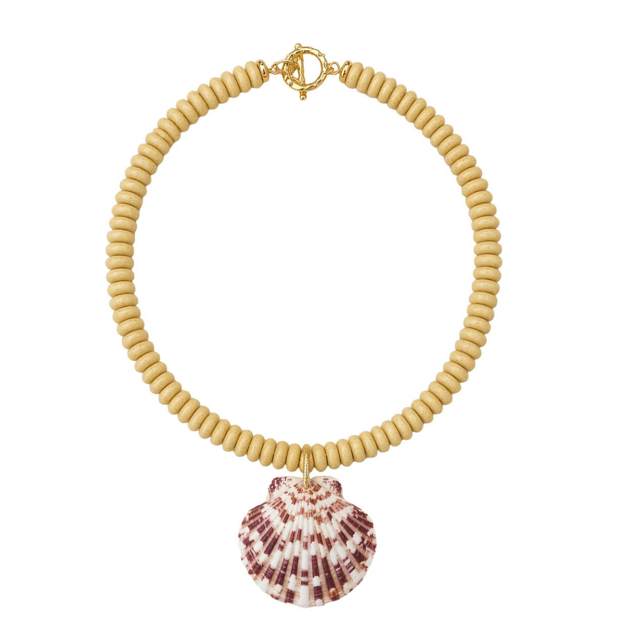 Carolina Yellow Shell Necklace