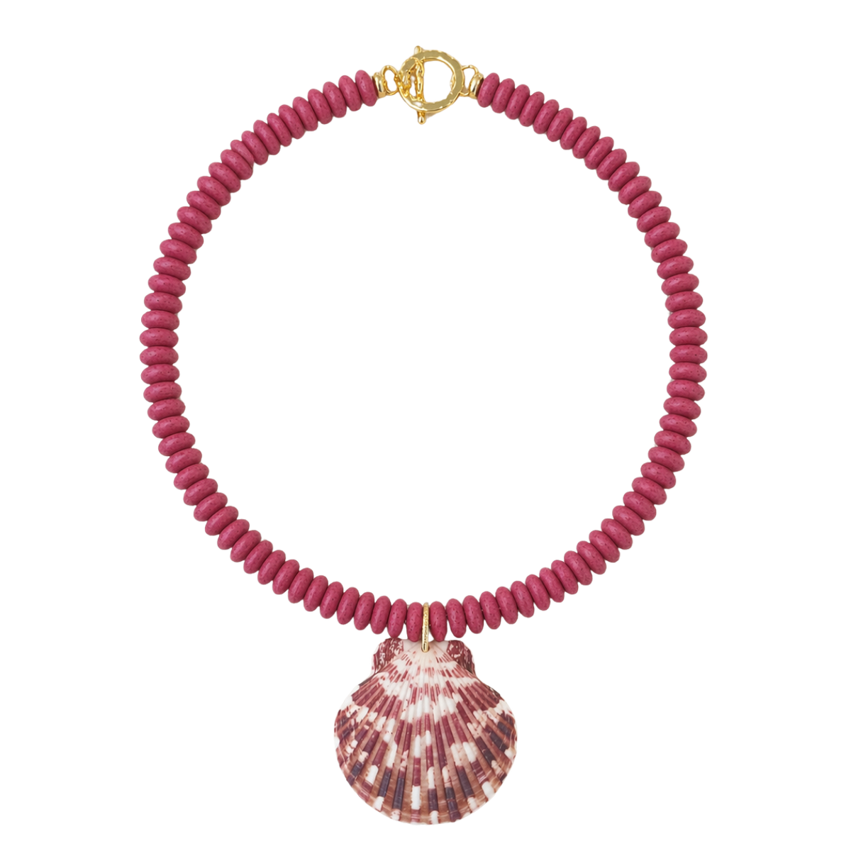 Green Flower Shell Necklace – LOGAN TAY