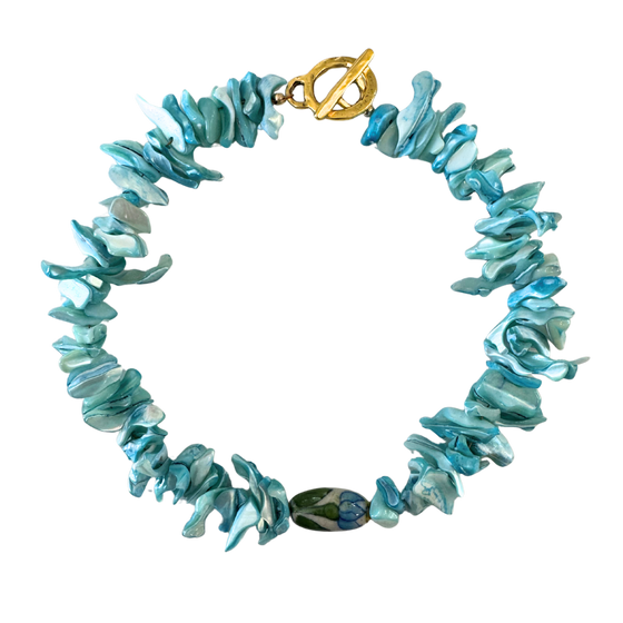 Chunky Floral Pendant Necklace