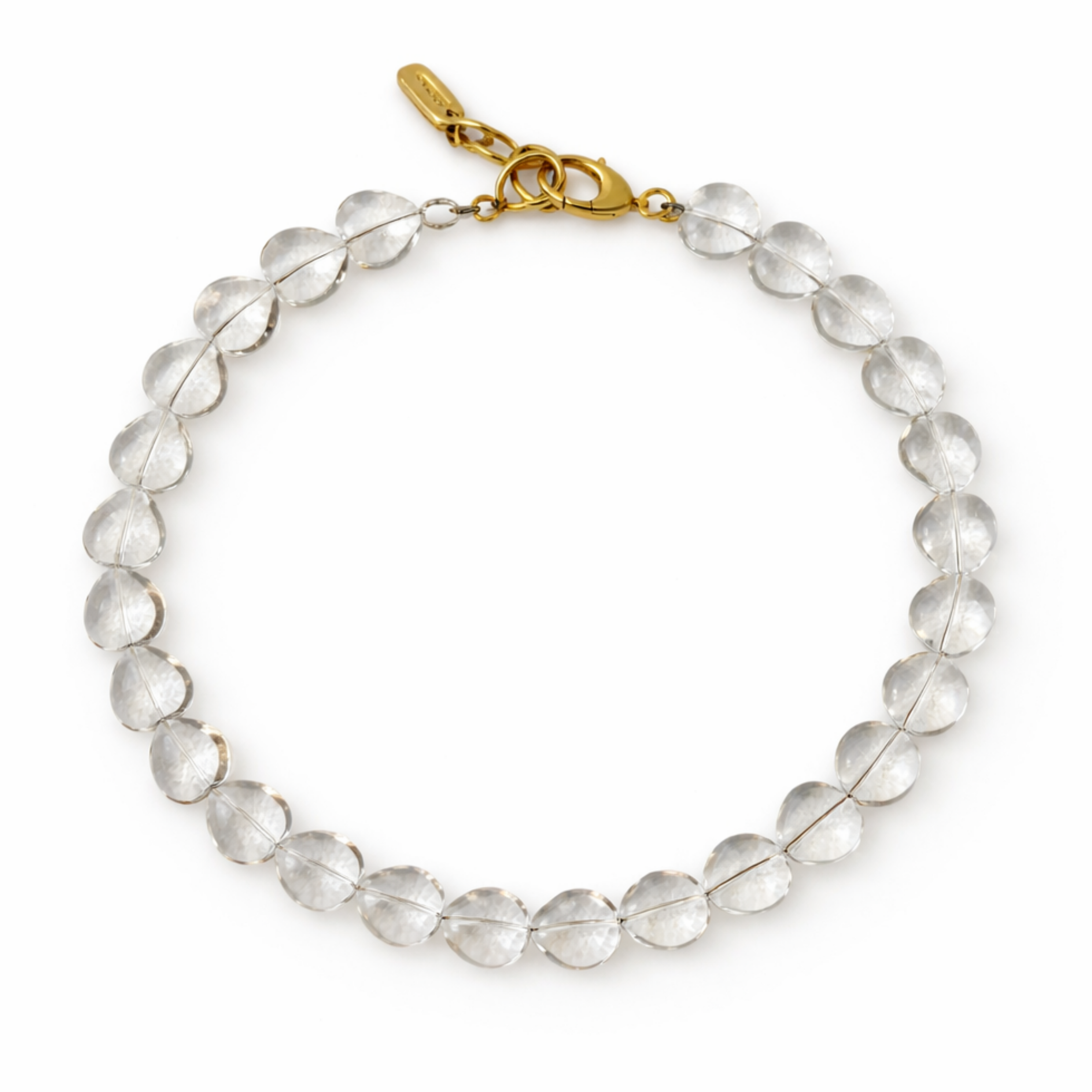 Clear Heart Necklace