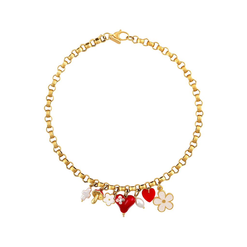 Red Love Charm Necklace