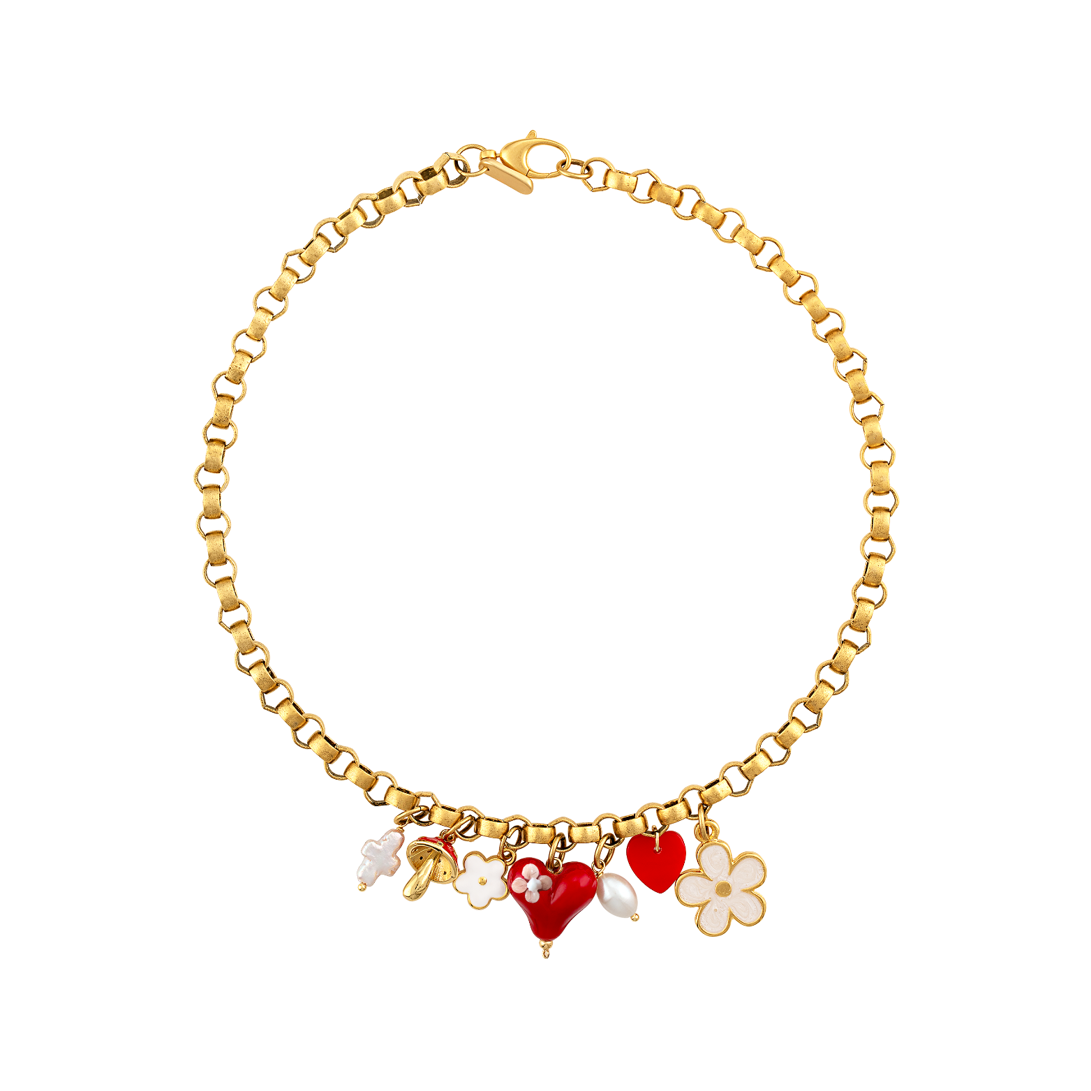 Red Love Charm Necklace