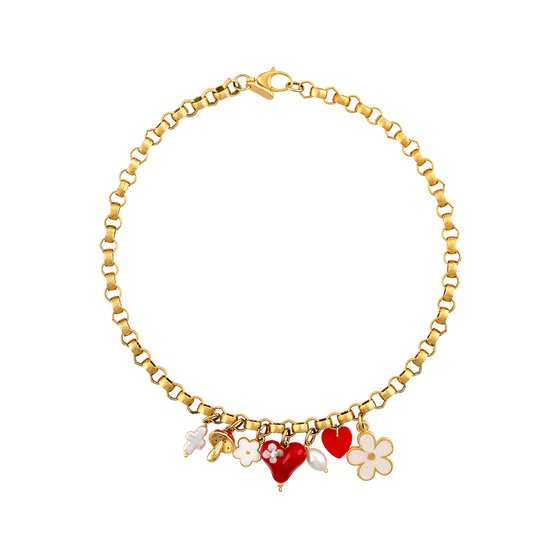 Red Love Charm Necklace