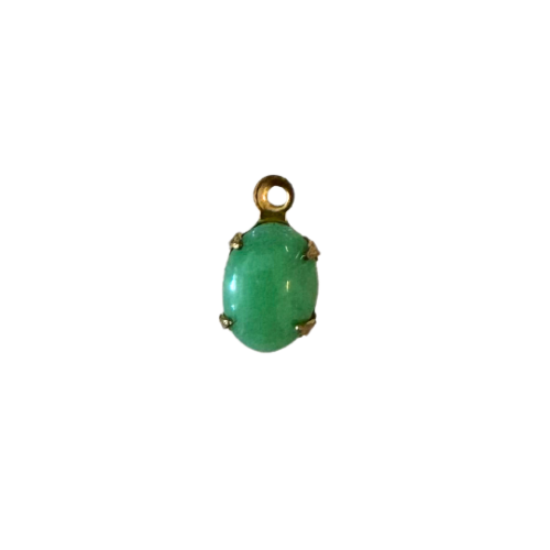 Teal Stone Charm