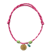 Dark Pink Love Rope Necklace