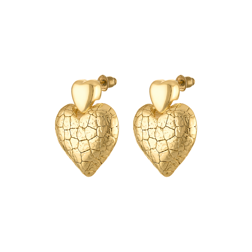 Double Heart Earrings