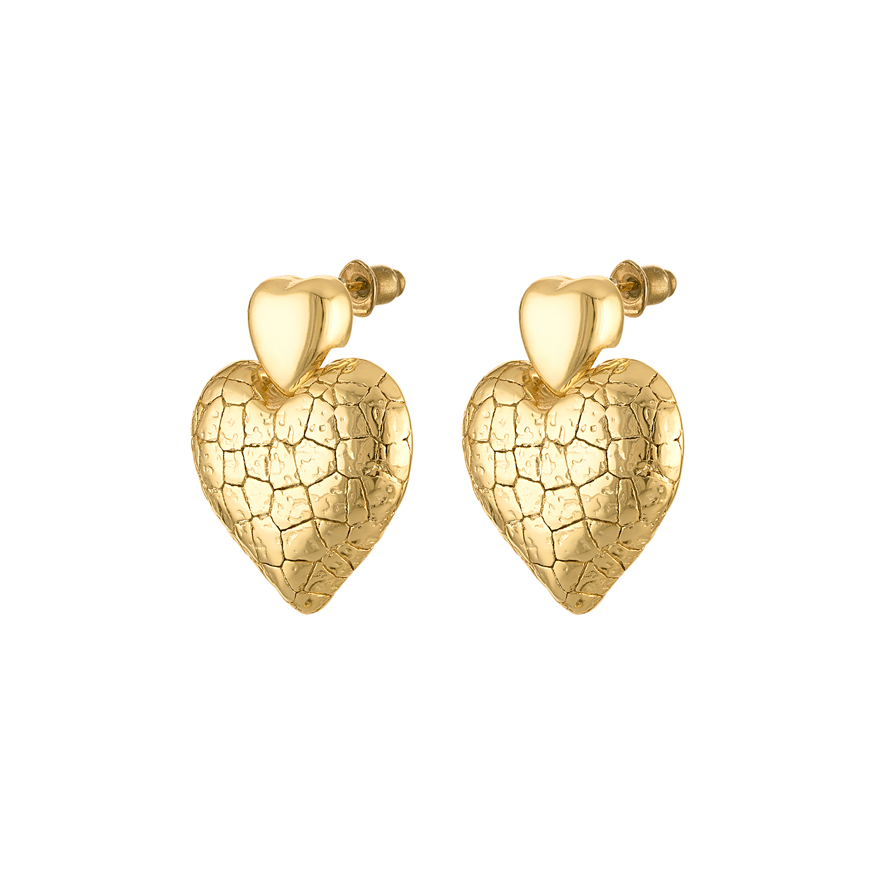 Double Heart Earrings