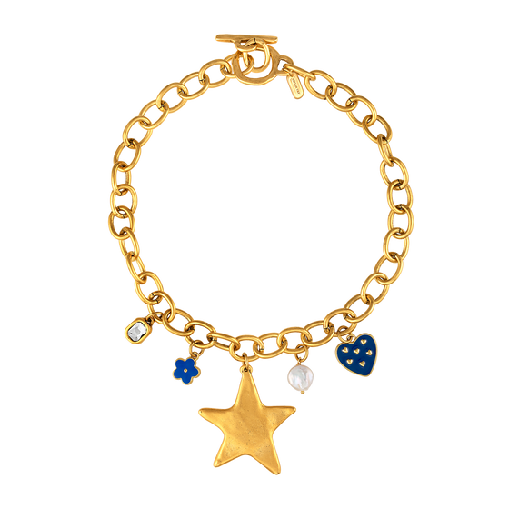 Electric Star Charm Necklace