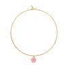 Pink Hibiscus Necklace