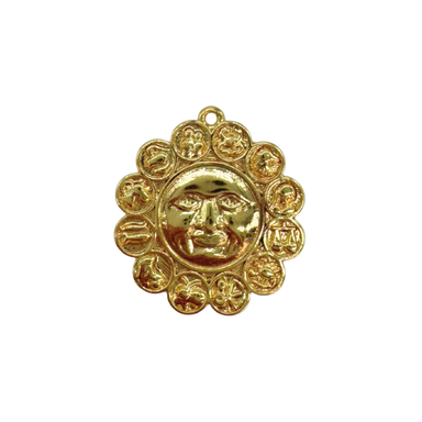Gold Sun Charm