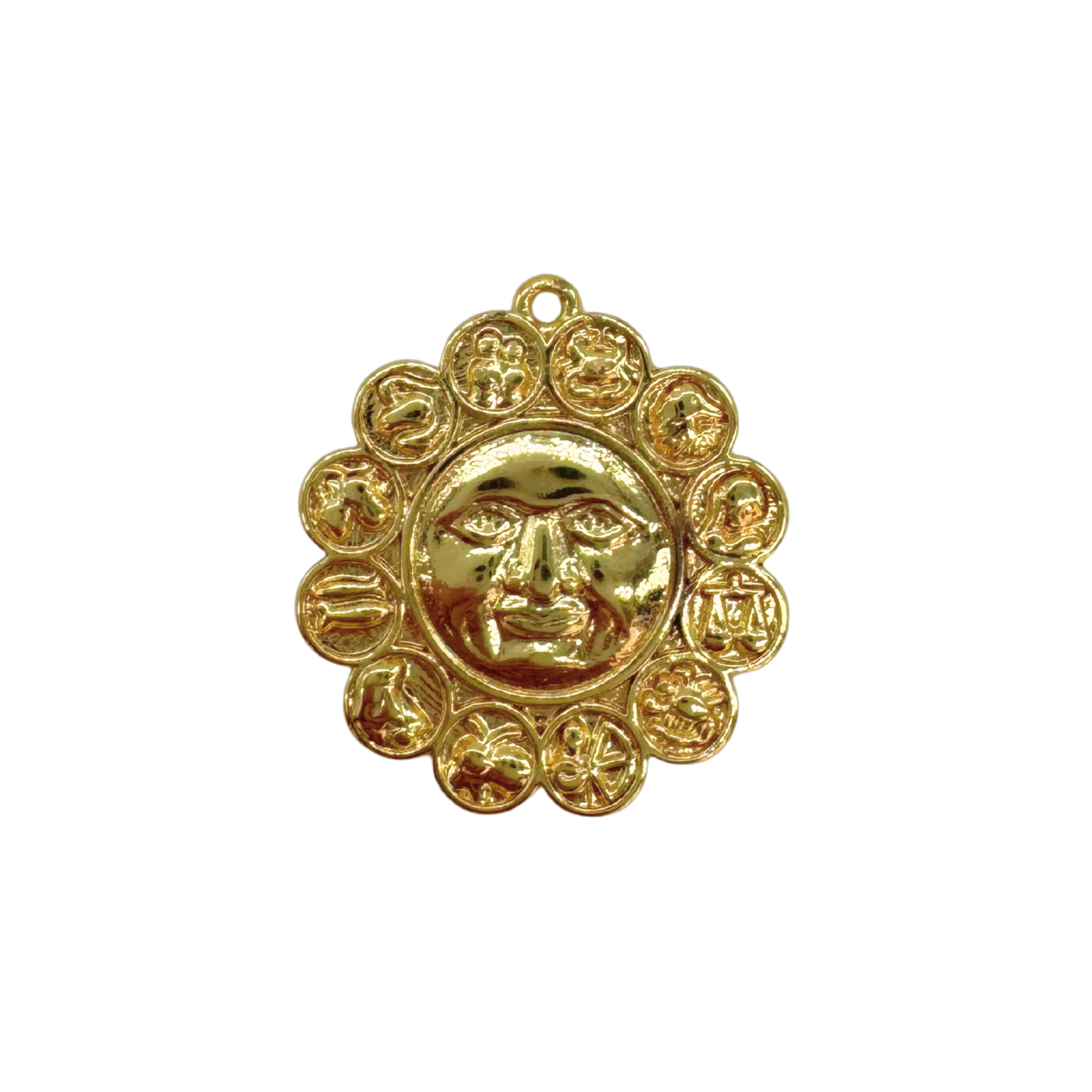 Gold Sun Charm