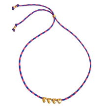  Gold Heart Paracord Necklace