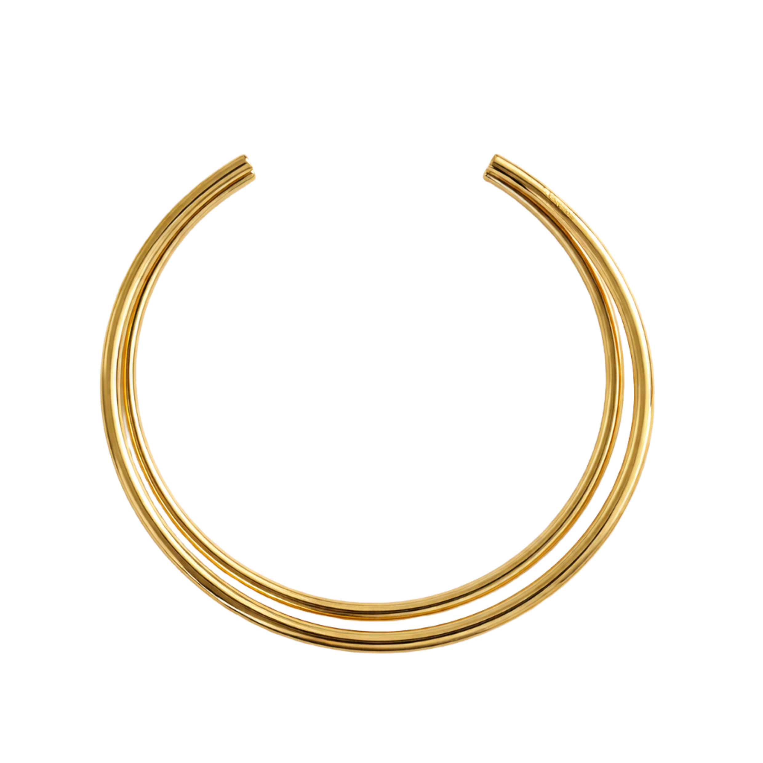 Gold Stacked Collar