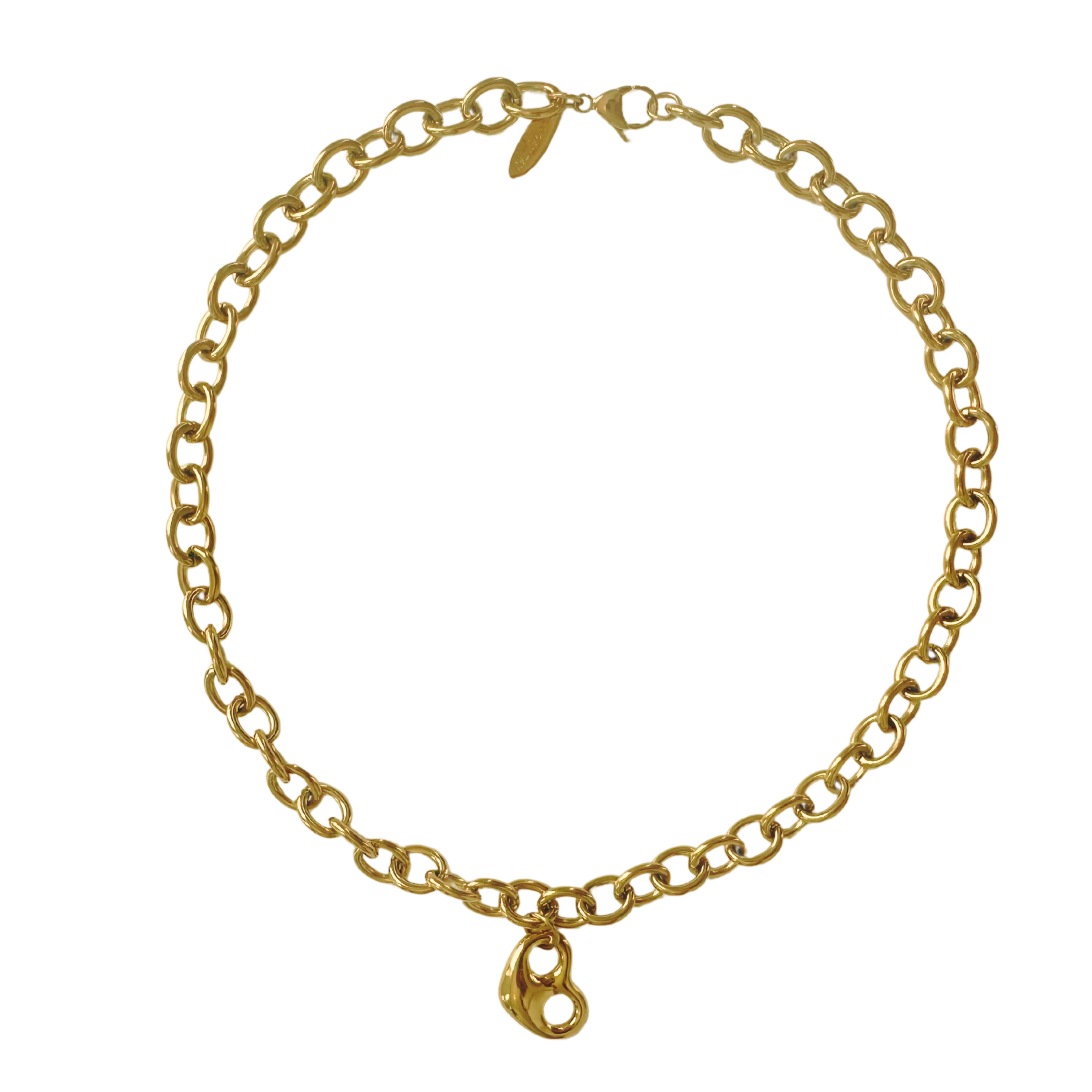 Hailey Gold Heart Chain Necklace