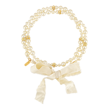  Ivory Pearl Bow Necklace