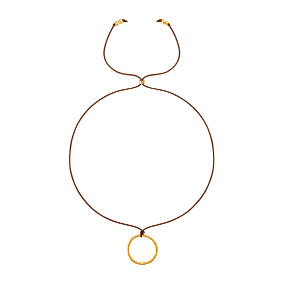 Circle Cord Necklace