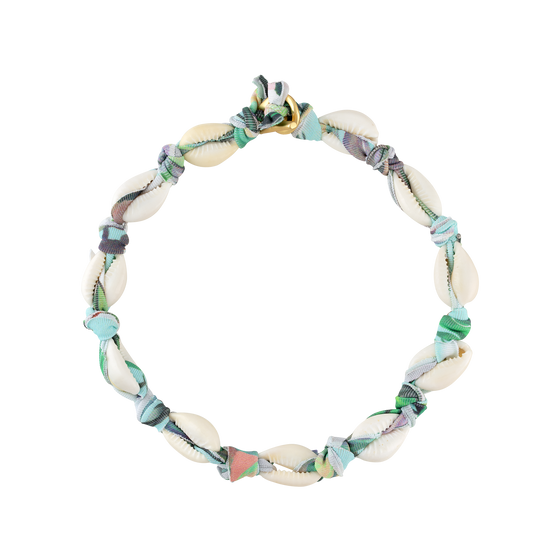 Fabric Puka Shell Choker