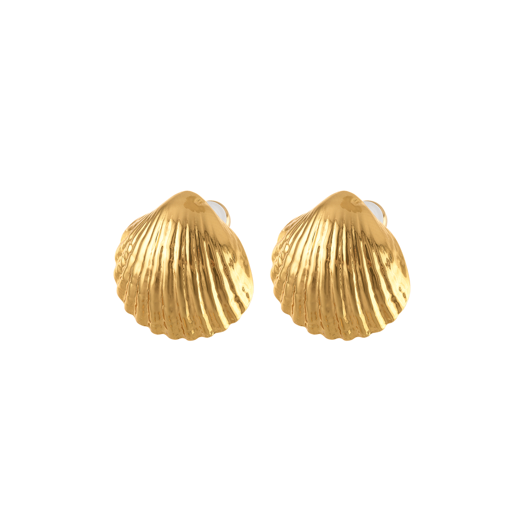 Golden Shell Earrings