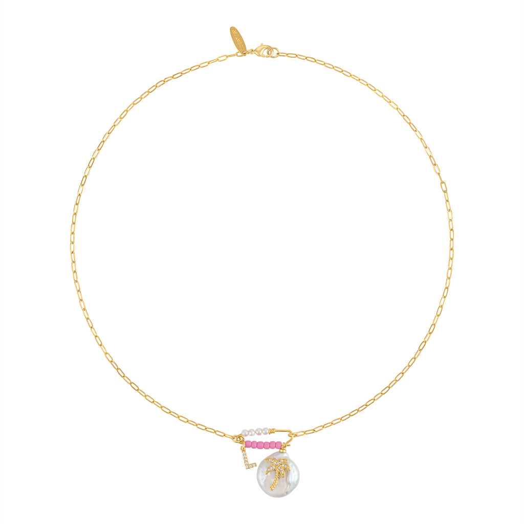 Pearl Palm Necklace