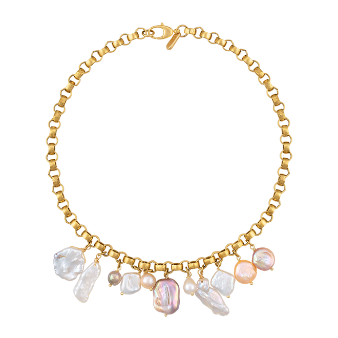 Logan Tay Gold Shell Choker main image 0