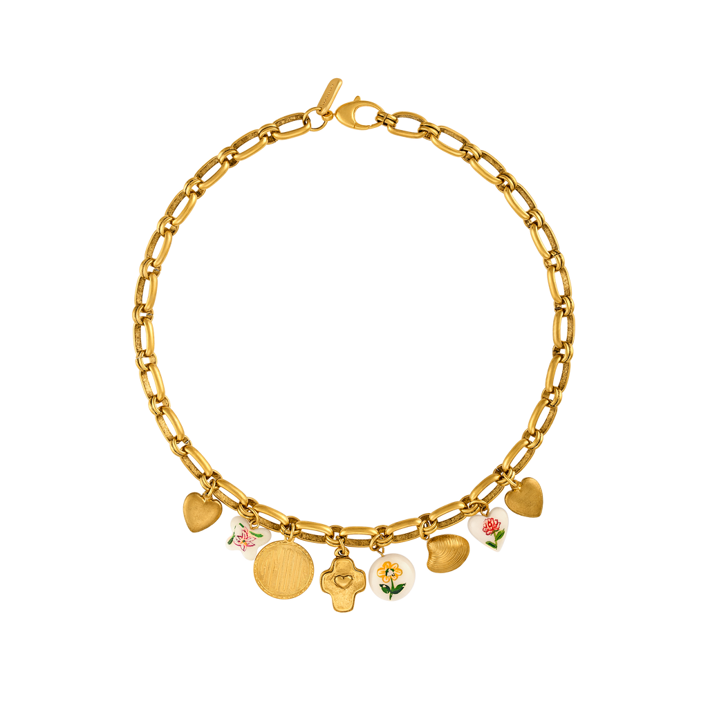 Floral Charm Necklace