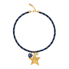 Navy Heart Paracord Necklace