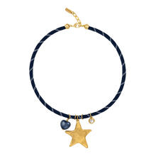  Navy Heart Paracord Necklace