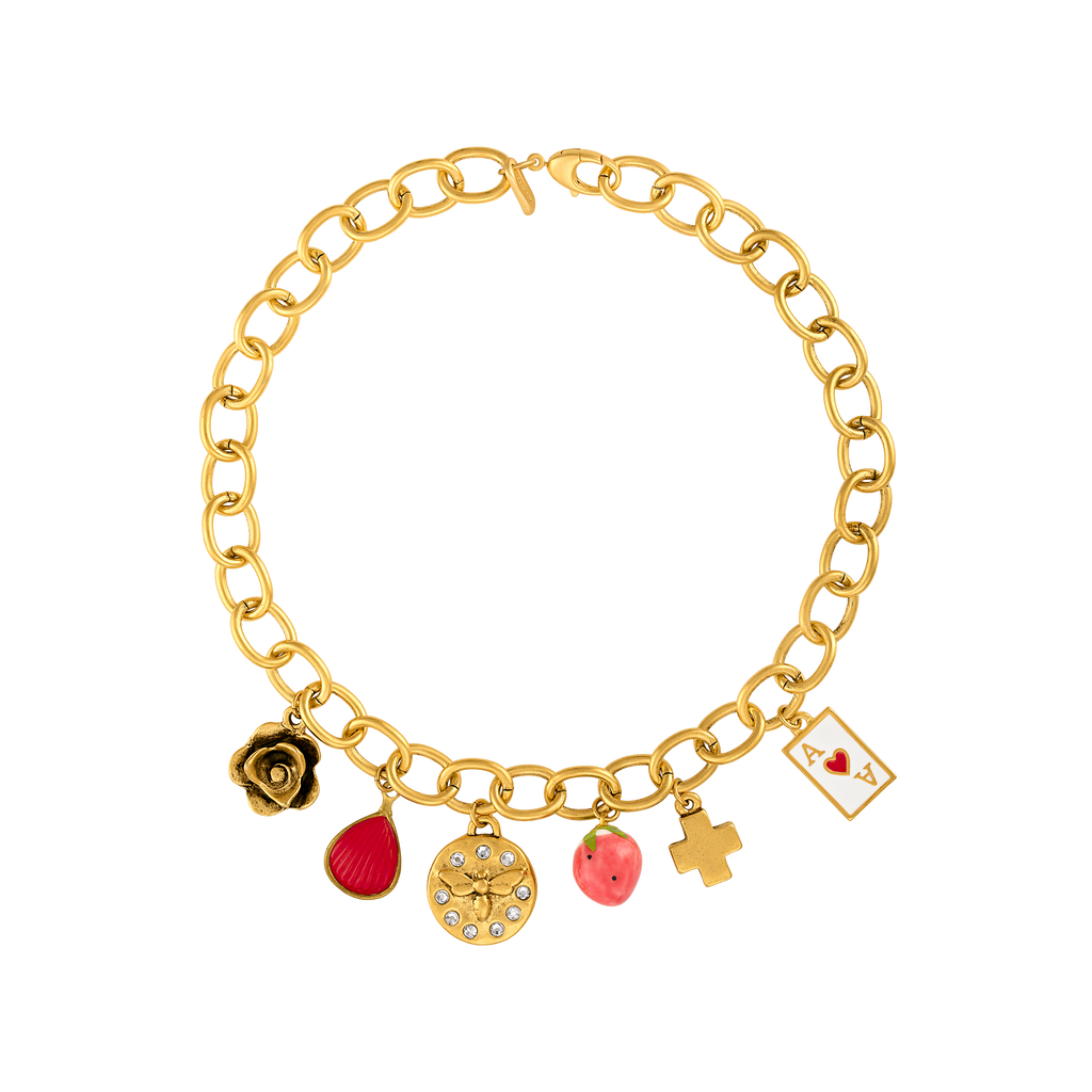 Strawberry Charm Necklace