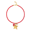 Red Heart Paracord Necklace