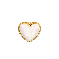 Interwoven Love Heart Charm