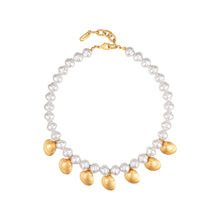  JUMBO GOLD SHELL PEARL NECKLACE