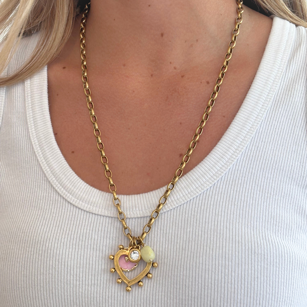 Layers of Love Charm Necklace