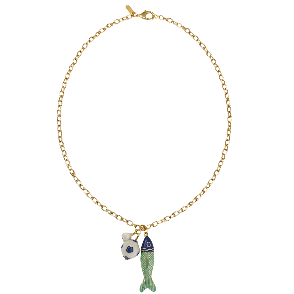 3 charm necklace