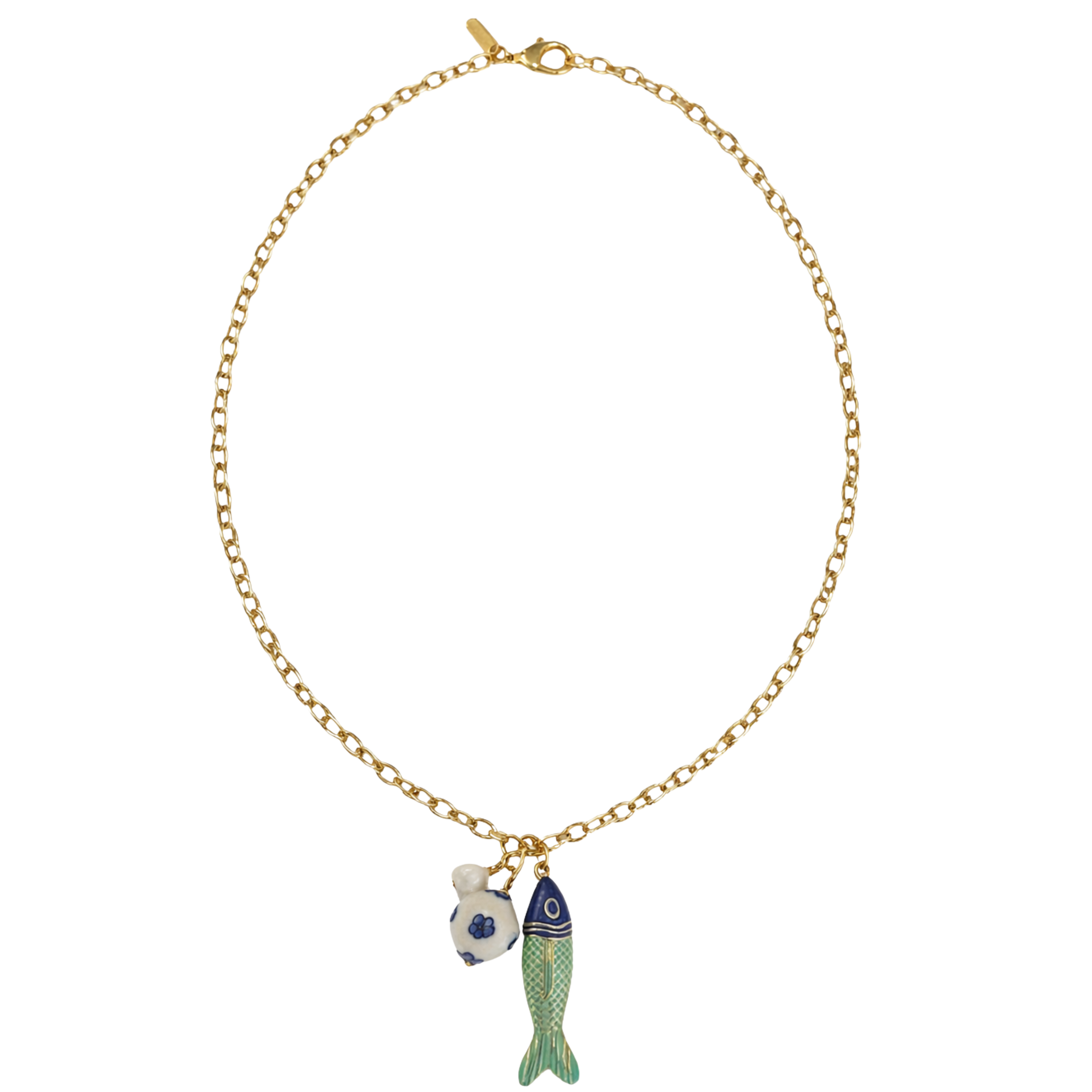 3 charm necklace